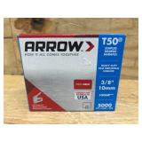 Arrow Lot of 2 Packs of- T50 3/8  Staples- 5000 Staples Per Pack