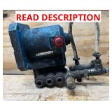 CAT Pressure Washer Pump Assembly, 3300 PSI, 2.5 GPM, Direct Drive, Gas, Model# 4DNX25GSI #A157123 Msrp $449.99 (untested)