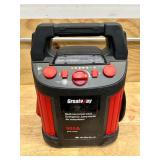 GreatWay Jump Starter with Air Compressor and LED Light, 12 Volts, 900 Peak Amps, Model# GM038C (powers on, untested)