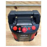 GreatWay Jump Starter with Air Compressor and LED Light, 12 Volts, 900 Peak Amps, Model# GM038C (powers on, untested)