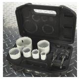 Klutch Bimetal Hole Saw, 8-Pc. Set