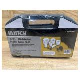 Klutch Bimetal Hole Saw, 8-Pc. Set
