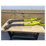 *Ryobi Lot of 2- Easy Edge 18V String Trimmers (Tool Only)