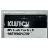 KLUTCH 3-Pc. Double-Sharp Saw Kit