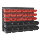 Ironton  30-Pc. Wall-Mount Storage Bin Set, Model# 69070 #112752 Msrp $27.99