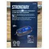 Strongway 12/24V Smart Battery Charger, 120V Input, 10A Max. Output, 3 Settings #5820286 Msrp $69.99 see description