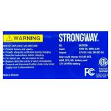 Strongway 12/24V Smart Battery Charger, 120V Input, 10A Max. Output, 3 Settings #5820286 Msrp $69.99 see description