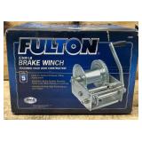 Fulton, K-Series Brake Winch, 2500 lb Capacity, Single Speed, Hand Brake, 11 inch Handle, Rope or Strap Use Only, Model# 143200 #7024401 Msrp $489.99