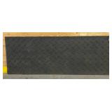 ^Checkers AlturnaMat Ground Protection Mat, Black, 3ft.W x 8ft.L, Diamond Plate Tread Design, Model# AM38 #62858 Msrp $364.99