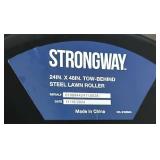 ^Strongway 48in.W x 24in. Dia. Steel Drum Lawn Roller, 45in. Working Width, 920-Lb. Load Weight #6108944 Msrp $289.99