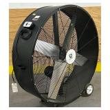 ^Strongway 48in. Belt Drive Drum Fan, 20,600 CFM, 9/10 HP, 2 Speeds #4742845 Msrp $519.99 see description