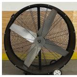 ^Strongway 48in. Belt Drive Drum Fan, 20,600 CFM, 9/10 HP, 2 Speeds #4742845 Msrp $519.99 see description