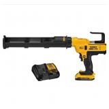 DEWALT 20V MAX Cordless 29 oz / 600 ml Adhesive Gun with (1) 20V 2.0Ah Battery and Charger Msrp $309.99