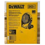DEWALT 20V MAX Jobsite Fan Item No # DCE512B tool only Msrp $169.00