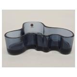 Alvar Aalto iittala Abstract Blue Glass Bowl or Tray