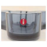Alvar Aalto iittala Abstract Blue Glass Bowl or Tray