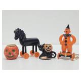 Nice Group of Old Vintage Halloween Items