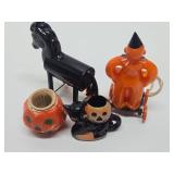 Nice Group of Old Vintage Halloween Items