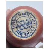 Estate Lot of Vintage North Dakota School of Mines Art Pottery
