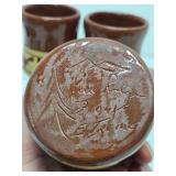 Estate Lot of Native American Art Pottery - Acoma Pueblo & Sioux