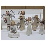 Large Lot of WILLOW TREE Angel Figures - 14 total Pieces