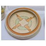 Collection of Antique ROSEVILLE Juvenile Ware Plates Bowls etc