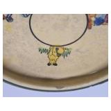 Collection of Antique ROSEVILLE Juvenile Ware Plates Bowls etc