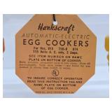 NOS Vintage 1950's Hankscraft Egg Cooker Set w/Original Box
