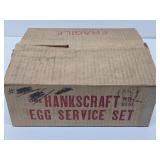 NOS Vintage 1950's Hankscraft Egg Cooker Set w/Original Box