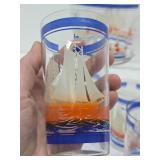 1950's era Ship Glasses - Set of 8 w/2 Pitchers