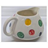 Vintage Ceramic Polka Dot Pitchers & Salt Pepper Shakers