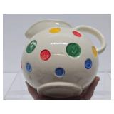Vintage Ceramic Polka Dot Pitchers & Salt Pepper Shakers