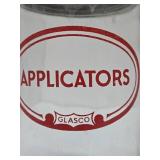 Set of 6 Vintage 1950's era GLASCO Medical Canisters / Jars