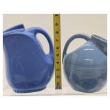 Vintage HALL Blue Ceramic Teapots & Pitchers