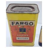 Estate Lot of Old Vintage Advertising Tins