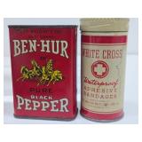 Estate Lot of Old Vintage Advertising Tins