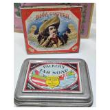 Estate Lot of Old Vintage Advertising Tins