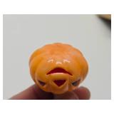 NOS Box of 24 Original 1940's Glass Halloween Pumpkin Christmas Light Bulbs w/Original Box - RARE FIND!
