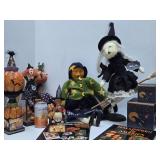 Large Group of Halloween Decorations