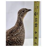 Genuine Taxidermy Grouse w/Log Mount
