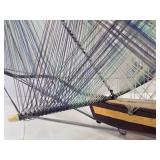 Large Mid Century String Ship