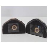 Very Nice looking Mid Century Brass Sailboat Bookend Set - PM Craftsman