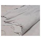 6 LARGE Pieces of White Tanned Leather