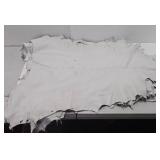 6 LARGE Pieces of White Tanned Leather