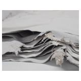 6 LARGE Pieces of White Tanned Leather