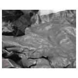 Large Lot of Tanned Black Leather
