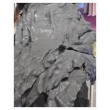 Large Lot of Tanned Black Leather