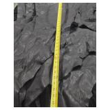 Large Lot of Tanned Black Leather