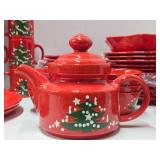 Collection of Vintage Waechtersbach West German Christmas Dishware