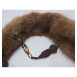Group of Vintage Ladies' Hats & Genuine Mink Stole / Collar Wrap